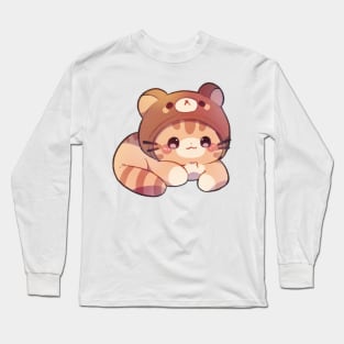 Teddy hat Kitty Long Sleeve T-Shirt